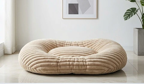 Cama Ultra Soft Relajante Beige (Talla L)