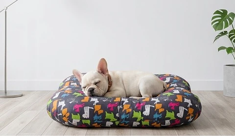 Cama Impermeable High-Density Fun Patterns (Talla S)