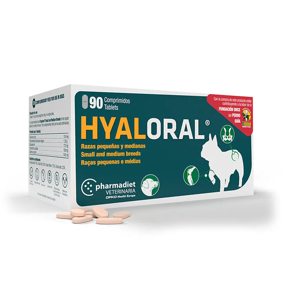 Hyaloral Razas Pequeñas y Medianas - 90 comprimidos 1
