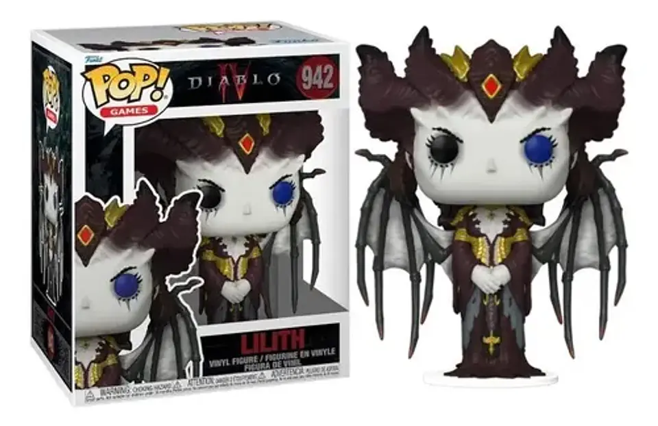 Funko Pop Lilith #942 Diablo 4 Videojuego Figura 6 Pulgadas 1