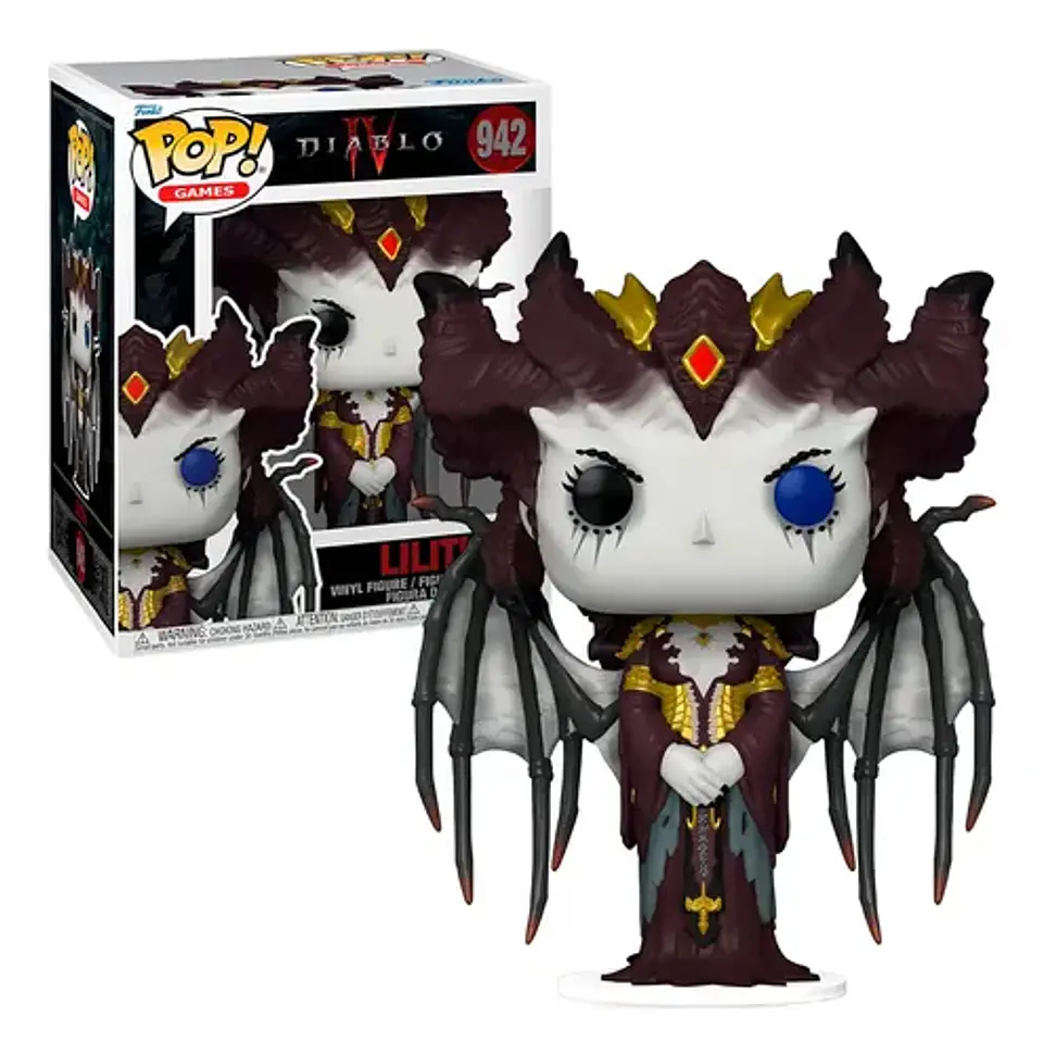 Funko Pop Lilith #942 Diablo 4 Videojuego Figura 6 Pulgadas 2