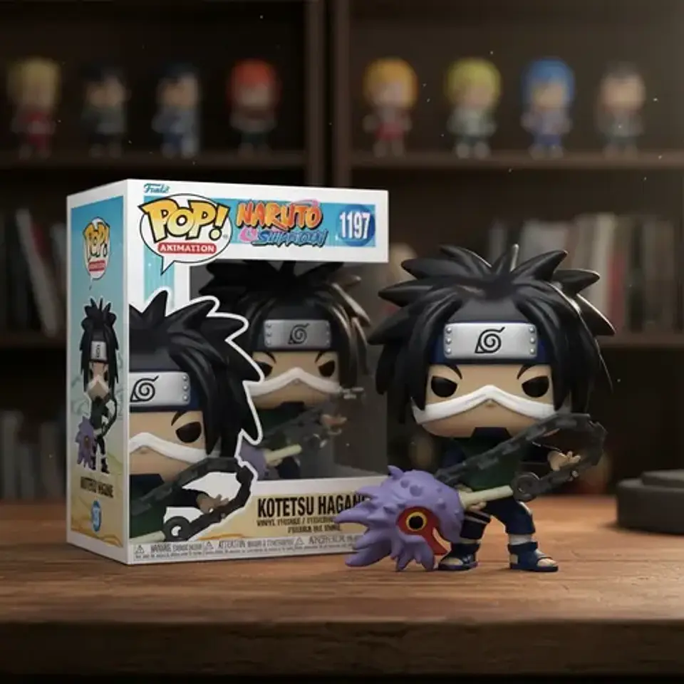 Funko Pop Animation Naruto Kotetsu Hagane W/weapon 1197 3