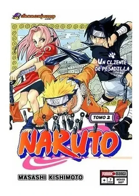 Manga Naruto Tomo 2 - Panini Argentina