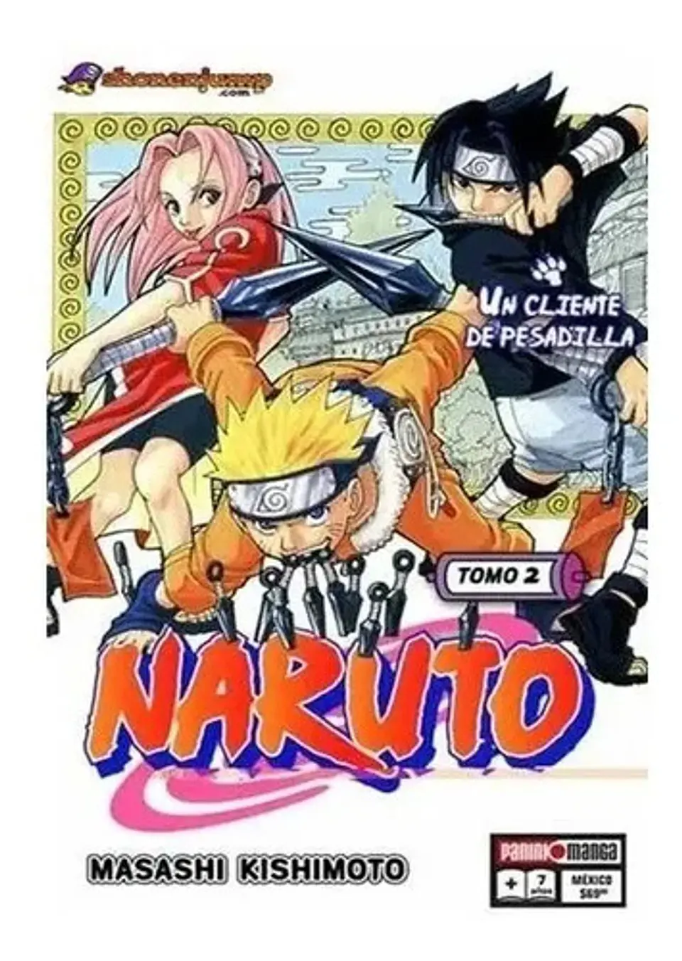 Manga Naruto Tomo 2 - Panini Argentina 1