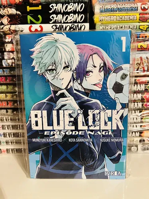 Manga, Blue Lock 01 (episode Nagi), De Muneyuki Kaneshiro - Kota Sannomiya Yusuke Nomura. Editorial Ivrea, Tapa Blanda En Español