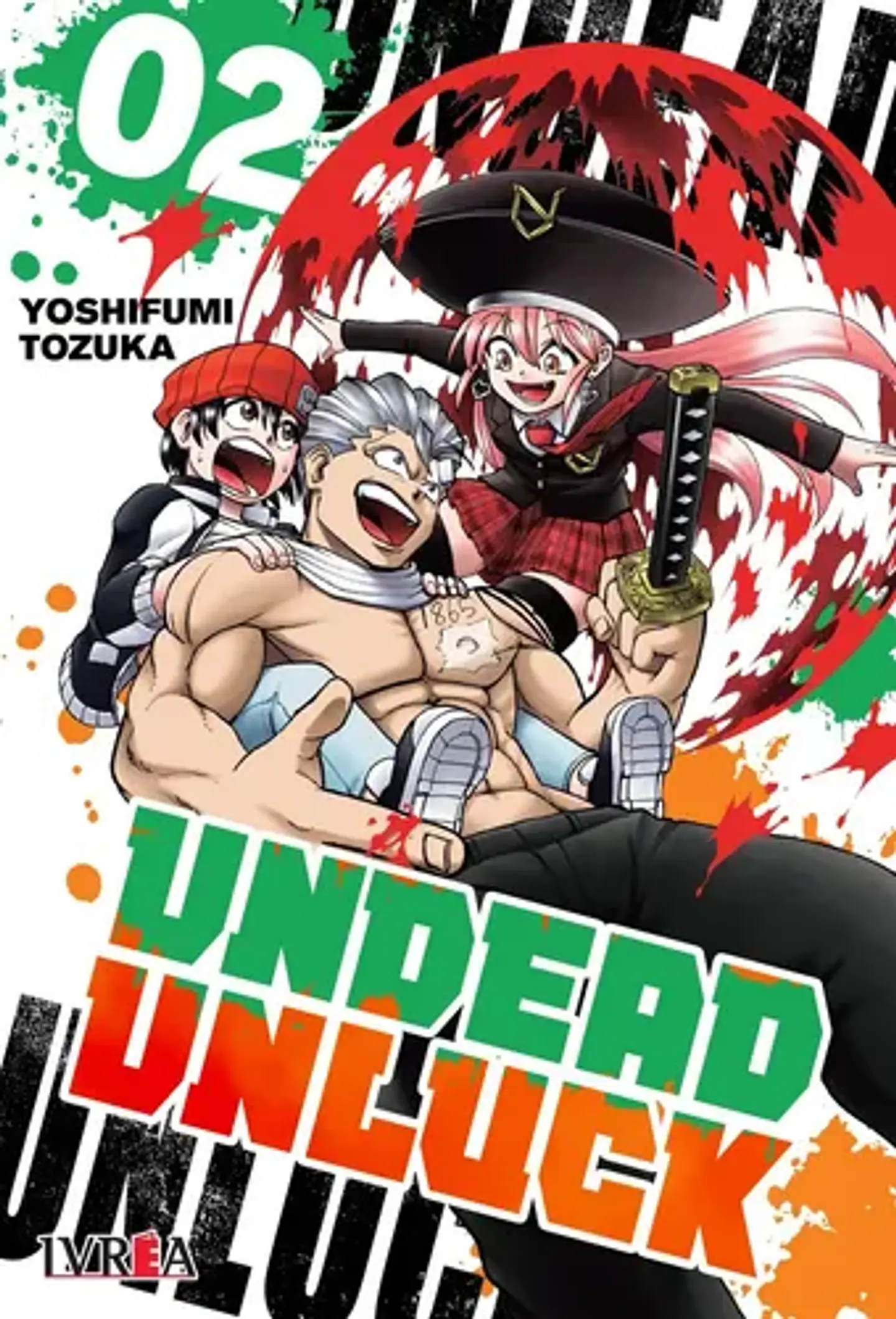Undead Unluck 2 - Yoshifumi Tozuka, De Tozuka, Yoshifumi. Editorial Ivrea, Tapa Blanda En Español 2