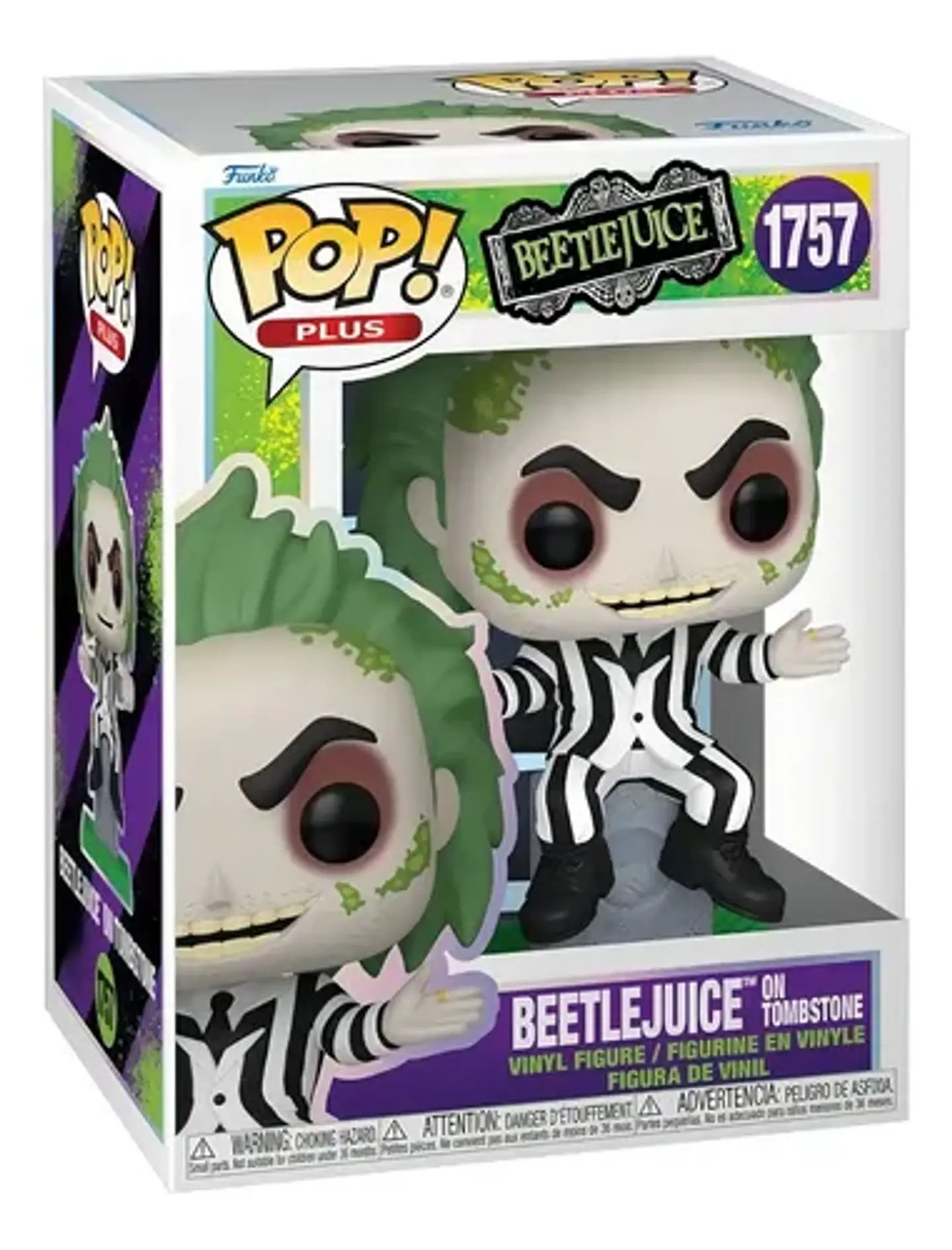 Funko Pop! Beetlejuice En Tumba 1757 Glow Enterteiment Exc 1