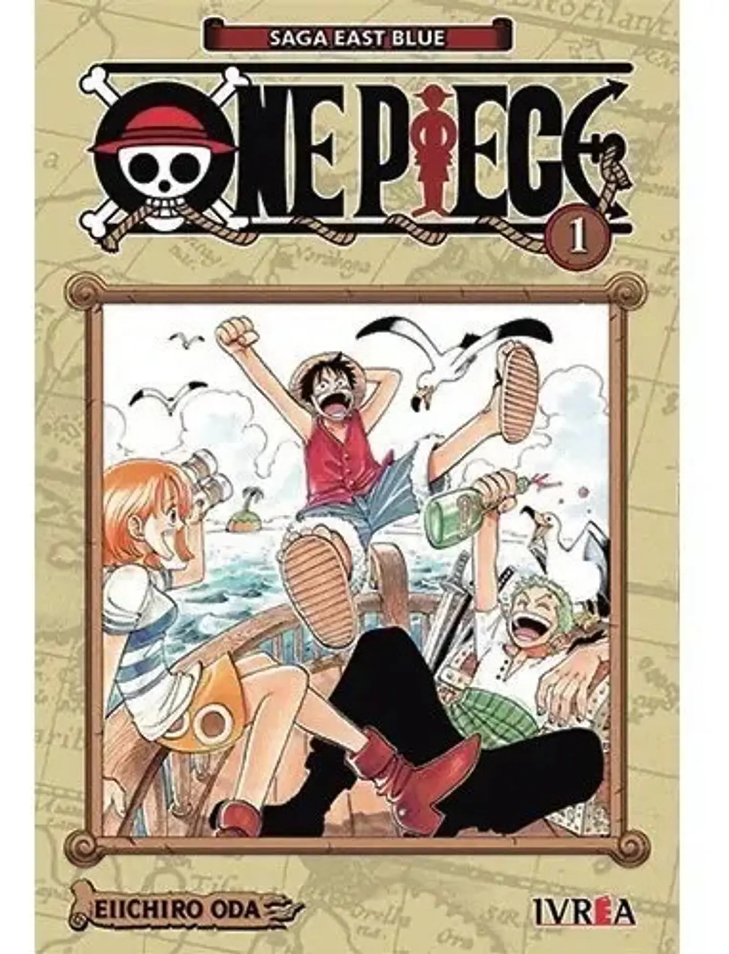 One Piece Tomo #01 Ivrea Argentina - Eiichiro Oda 2