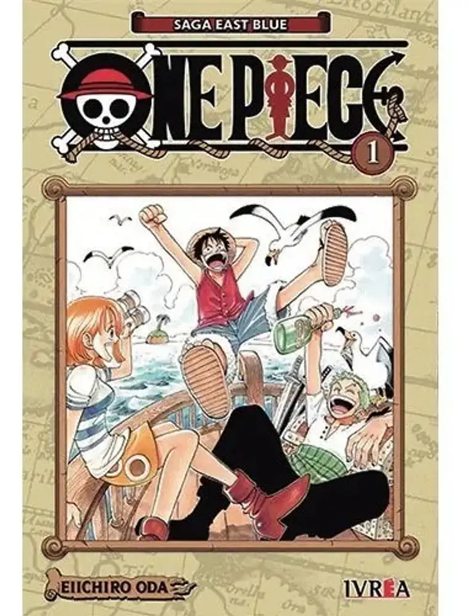 One Piece Tomo #01 Ivrea Argentina - Eiichiro Oda 2