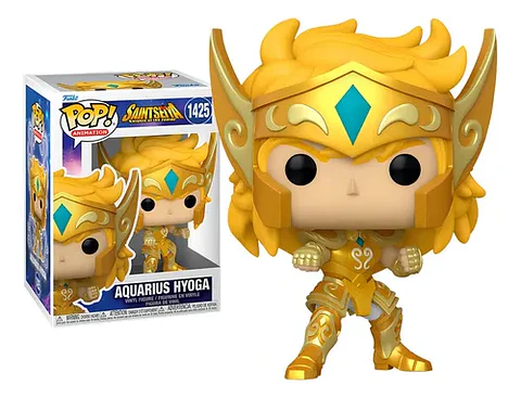 Funko Pop Gold Aquarius Hyoga Saint Seiya #1425