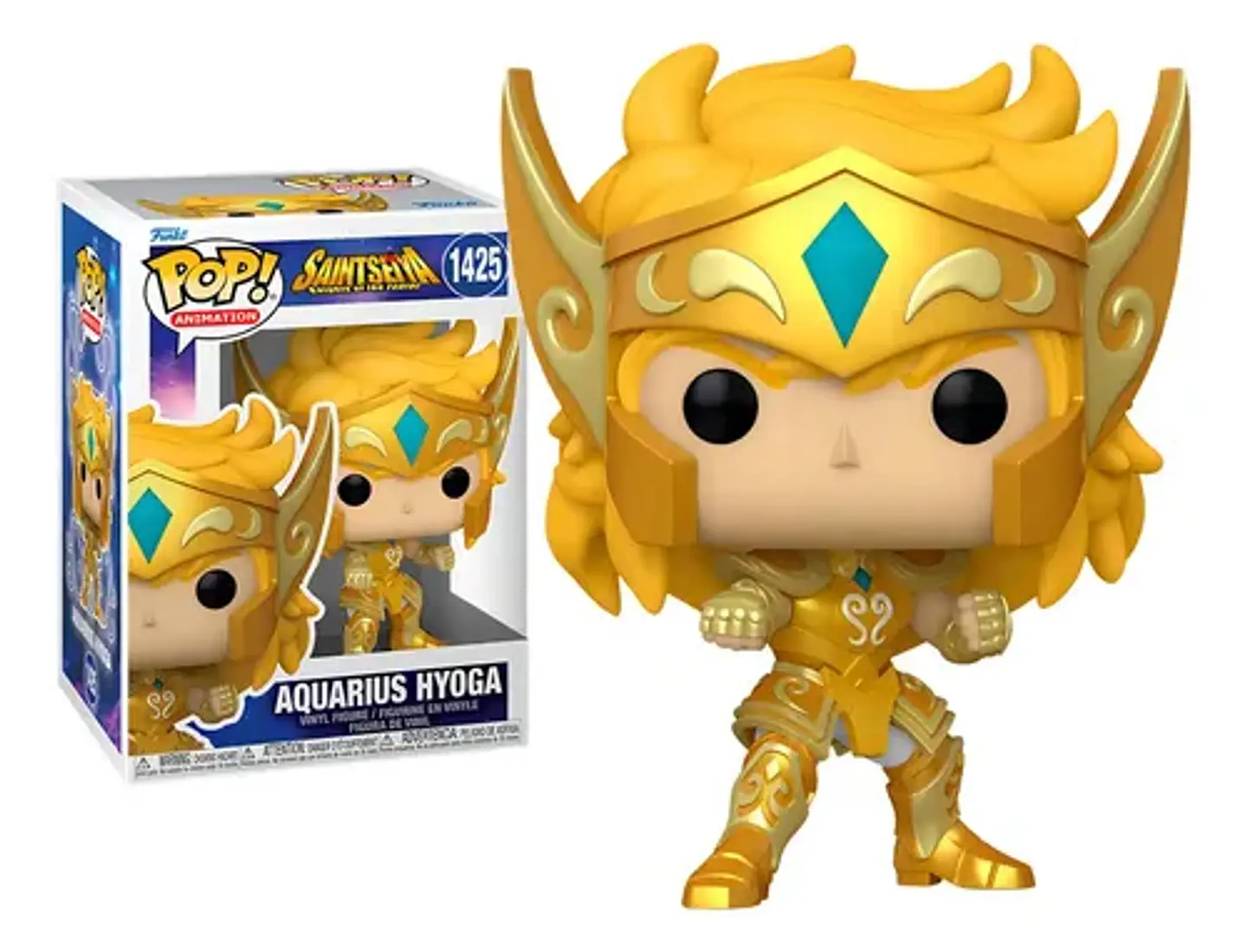 Funko Pop Gold Aquarius Hyoga Saint Seiya #1425 1
