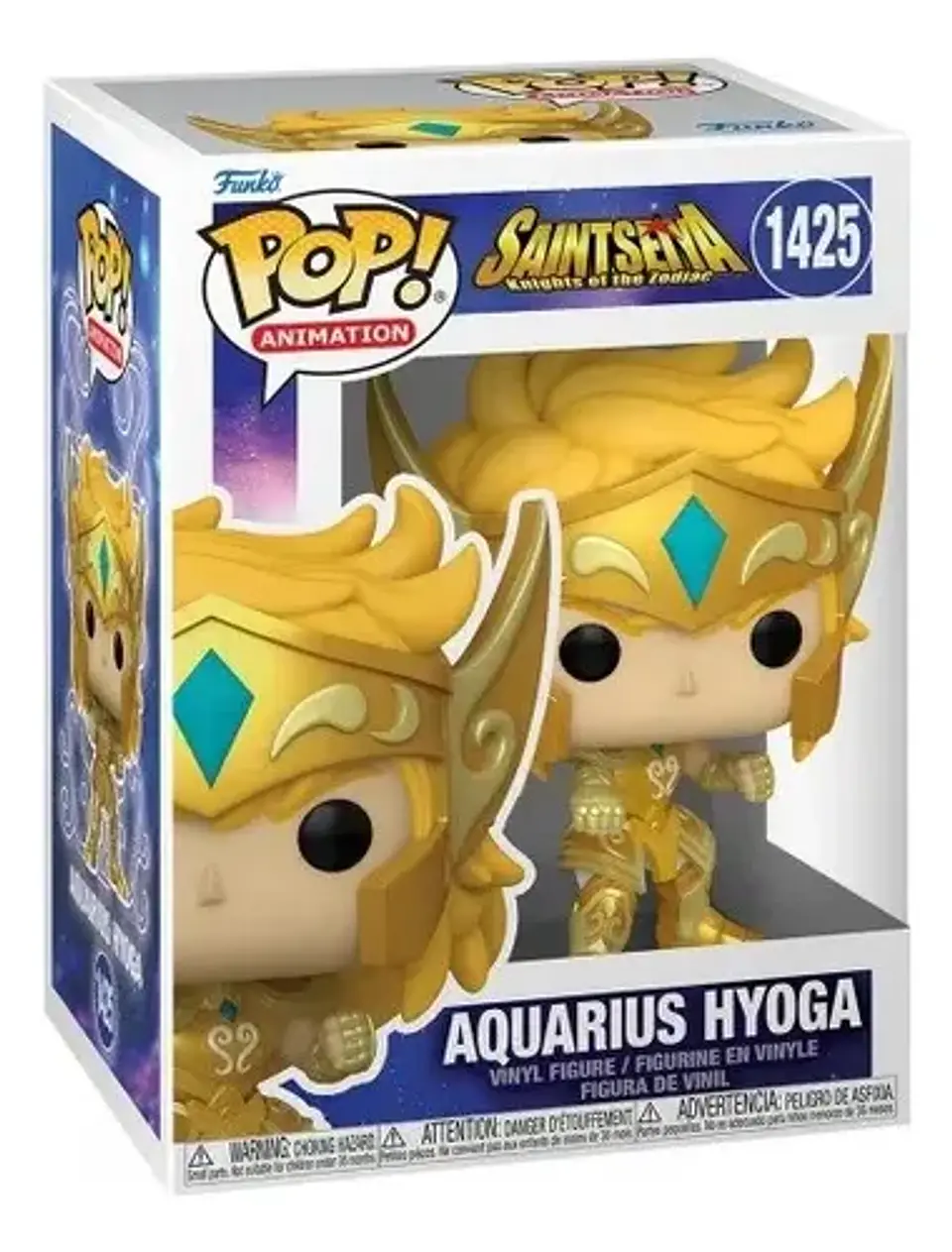 Funko Pop Gold Aquarius Hyoga Saint Seiya #1425 2