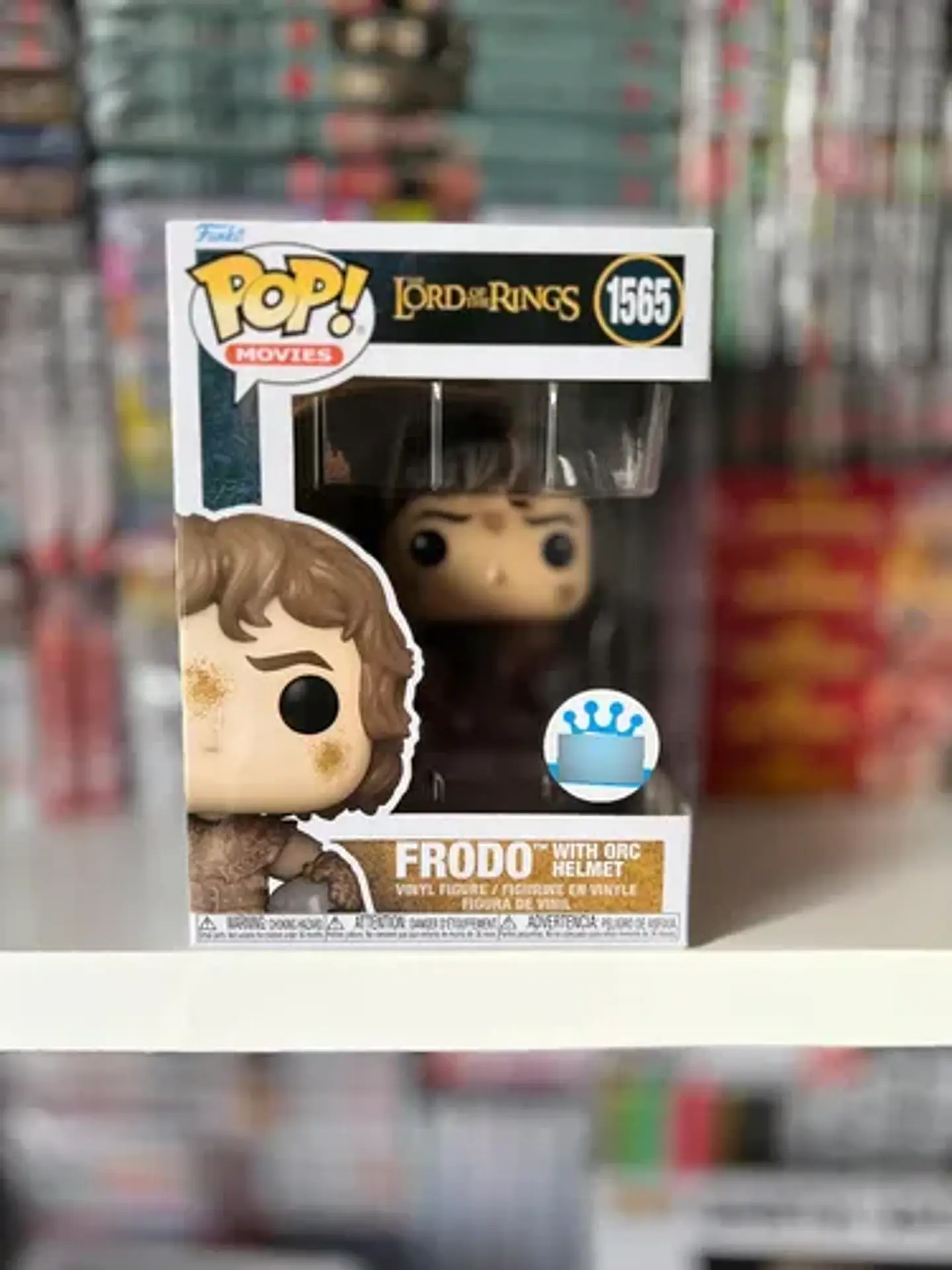 Funko Pop Frodo With Orc Helmet #1565 Funkshop Lotr 3