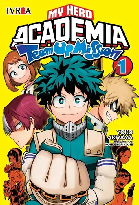 Manga My Hero Academia Team Up Mission Tomo 1 Ivrea Dgl