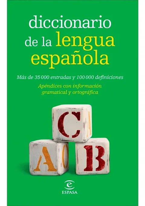 Libro Diccionario De La Lengua Española Bolsillo, De Espasa Calpe, Vol. 2. Editorial Espasa, Tapa Blanda (2025)