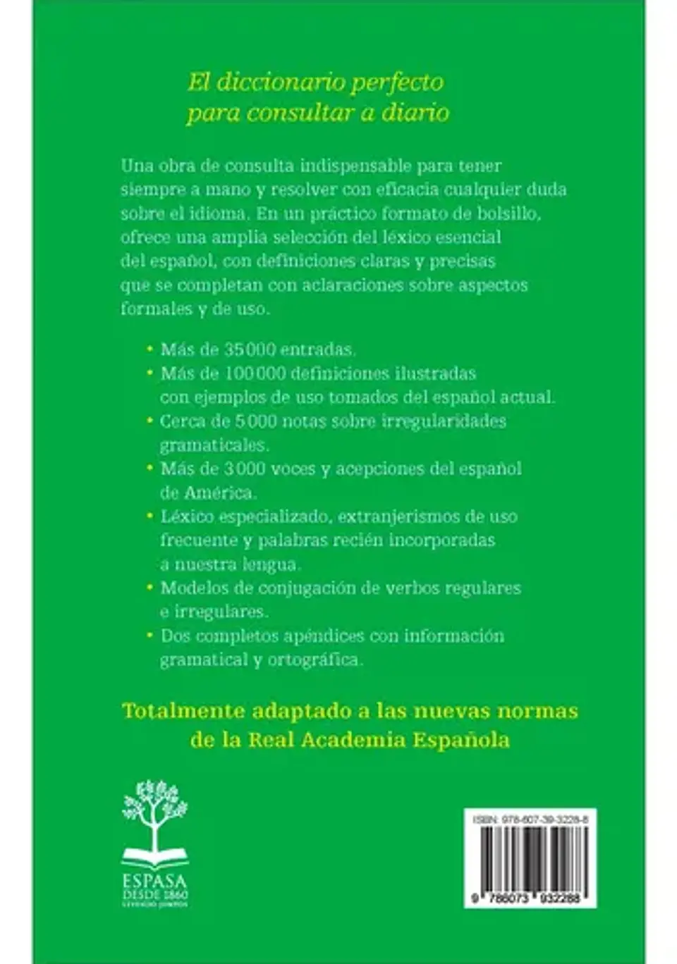 Libro Diccionario De La Lengua Española Bolsillo, De Espasa Calpe, Vol. 2. Editorial Espasa, Tapa Blanda (2025) 2