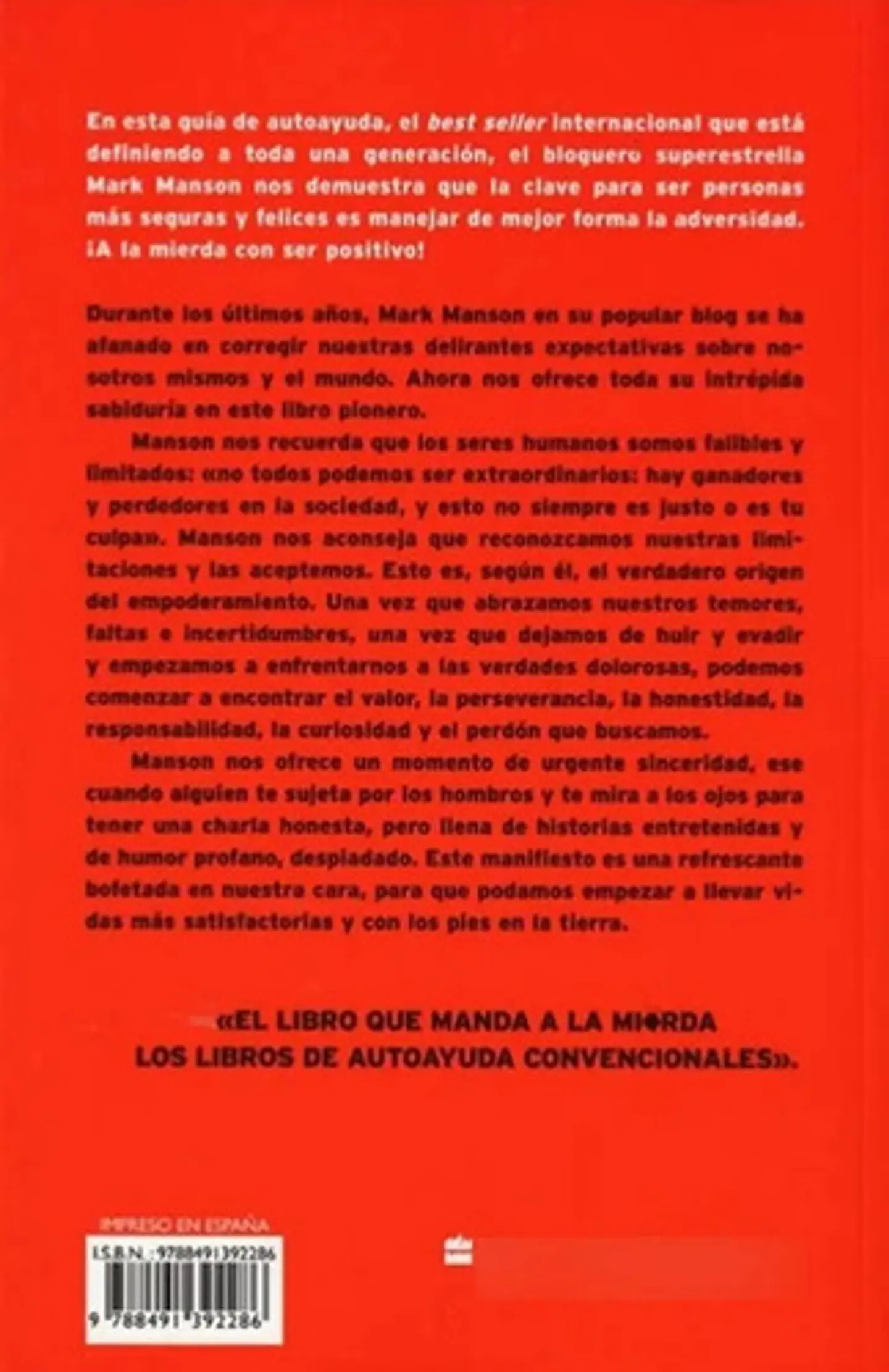 El Sutil Arte De Que (casi Todo) Te Importe Una Mierda 2