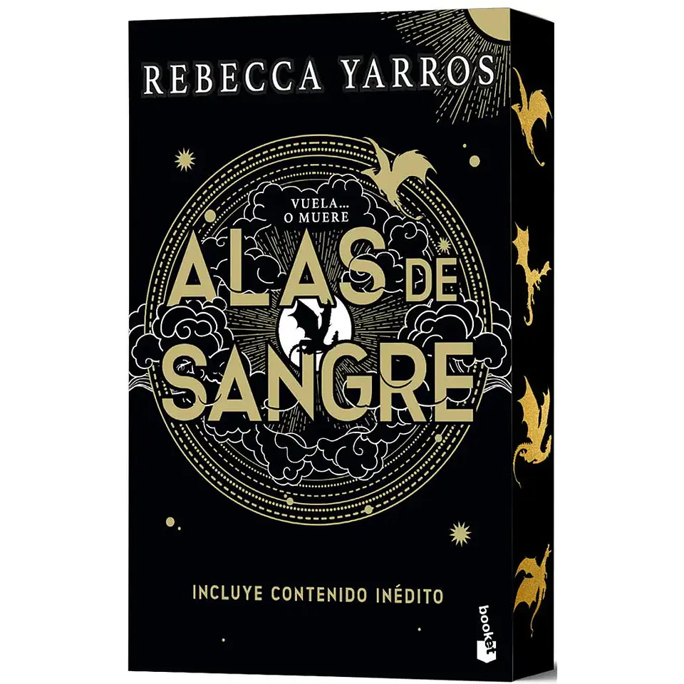 Alas De Sangre, De Rebecca Yarros, Vol. 1. Ed. tapa blanda con cantos pintados 1