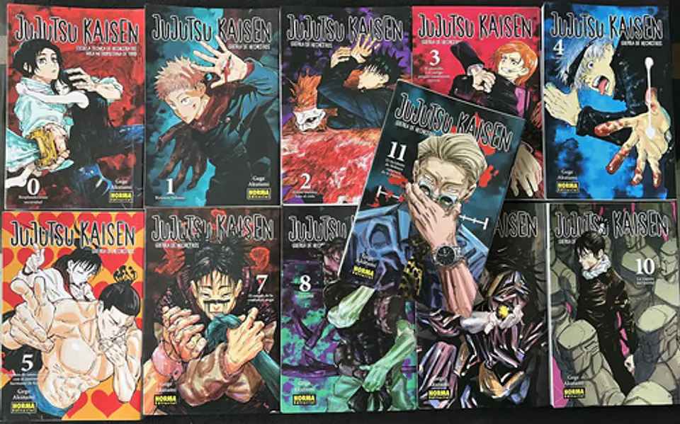 Manga Jujutsu Kaisen Colección 11 Tomos Norma Editorial 1