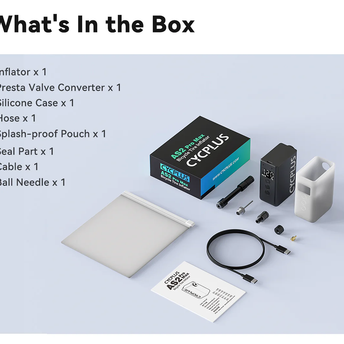 Compresor de bolsillo AS2 Pro MAX 12