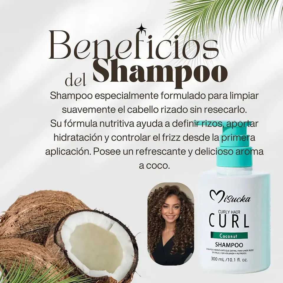 Shampoo Curly Coconut 300 ml. Misucka 3