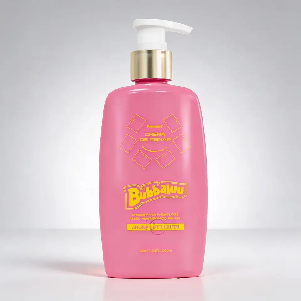 Crema de Peinar para rizos 300 ml. Aroma Tutti Frutti. Bubbaluu 4