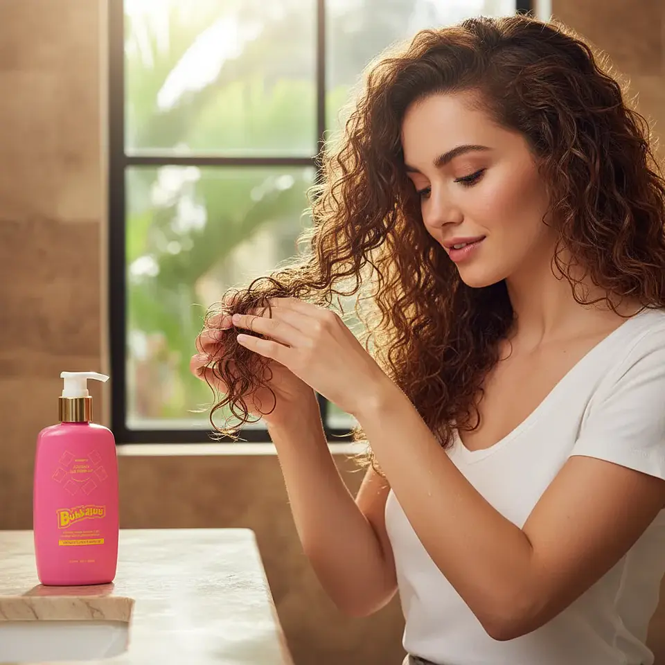 Crema de Peinar para rizos 300 ml. Aroma Tutti Frutti. Bubbaluu 5