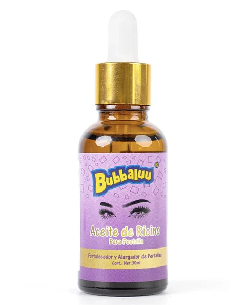Aceite de Ricino Para Pestañas 30 ml . Bubbaluu