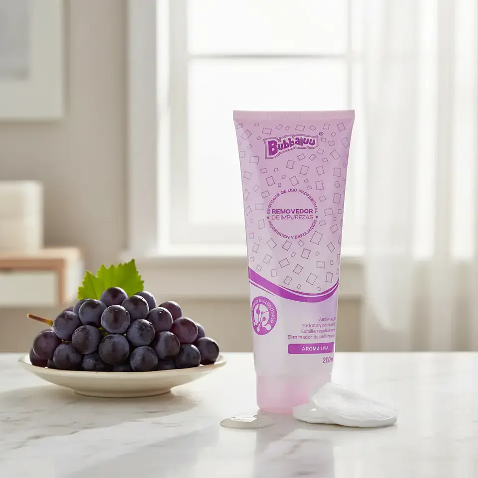 Removedor de Impurezas (Limpiador Facial) 200 ml. Aroma Uva. Bubbaluu 4