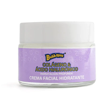 Crema Facial Hidratante con Acido Hialuronico 50 gr. Bubbaluu