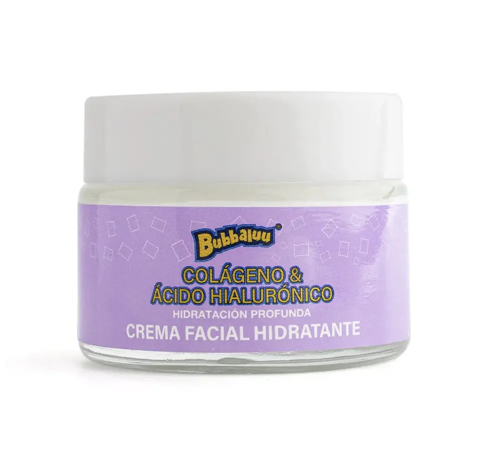 Crema Facial Hidratante con Acido Hialuronico 50 gr. Bubbaluu 1