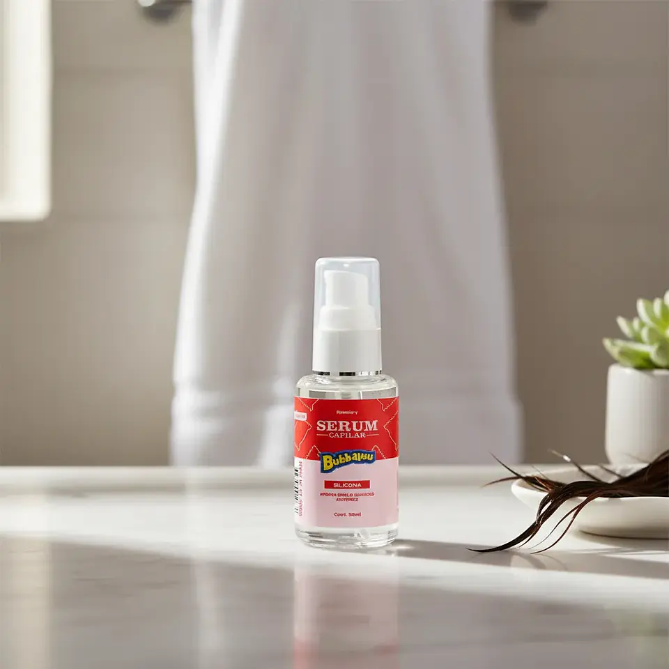 Serum Capilar Bubbaluu 30 ml. Aroma Frutilla. Bubbaluu 4