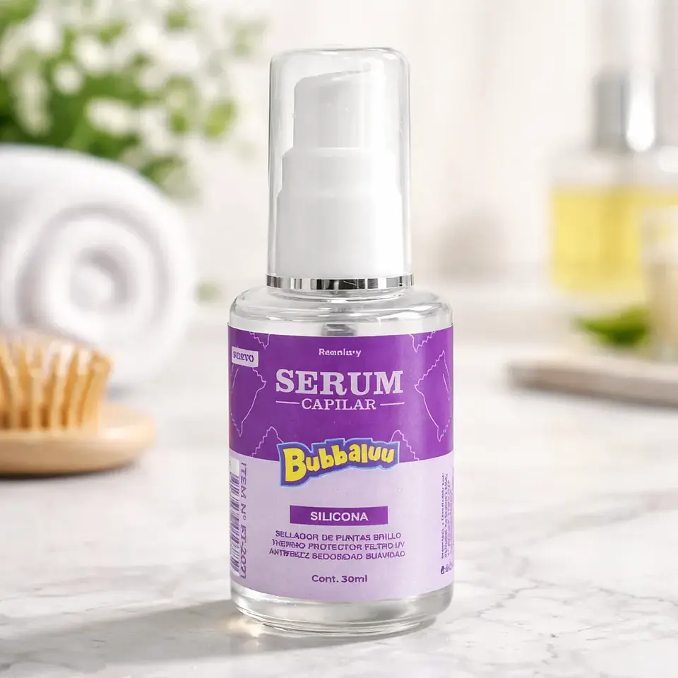 Serum Capilar Bubbaluu 30 ml. Aroma Uva. Bubbaluu 5