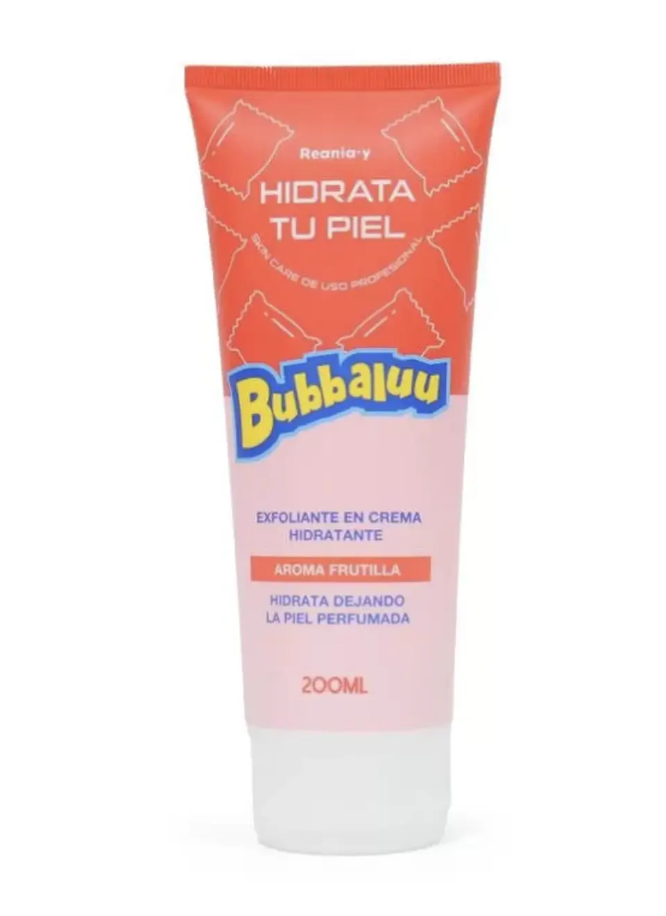 Exfoliante Corporal 200 ml. Aroma Frutilla. Bubbaluu 1