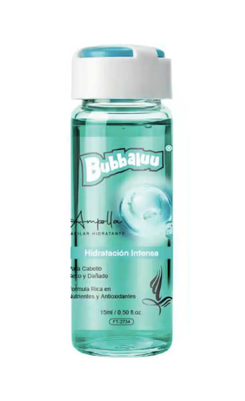 Ampolla Capilar Hidratante 15ml. (Hidratación Intensa) Bubbaluu 1