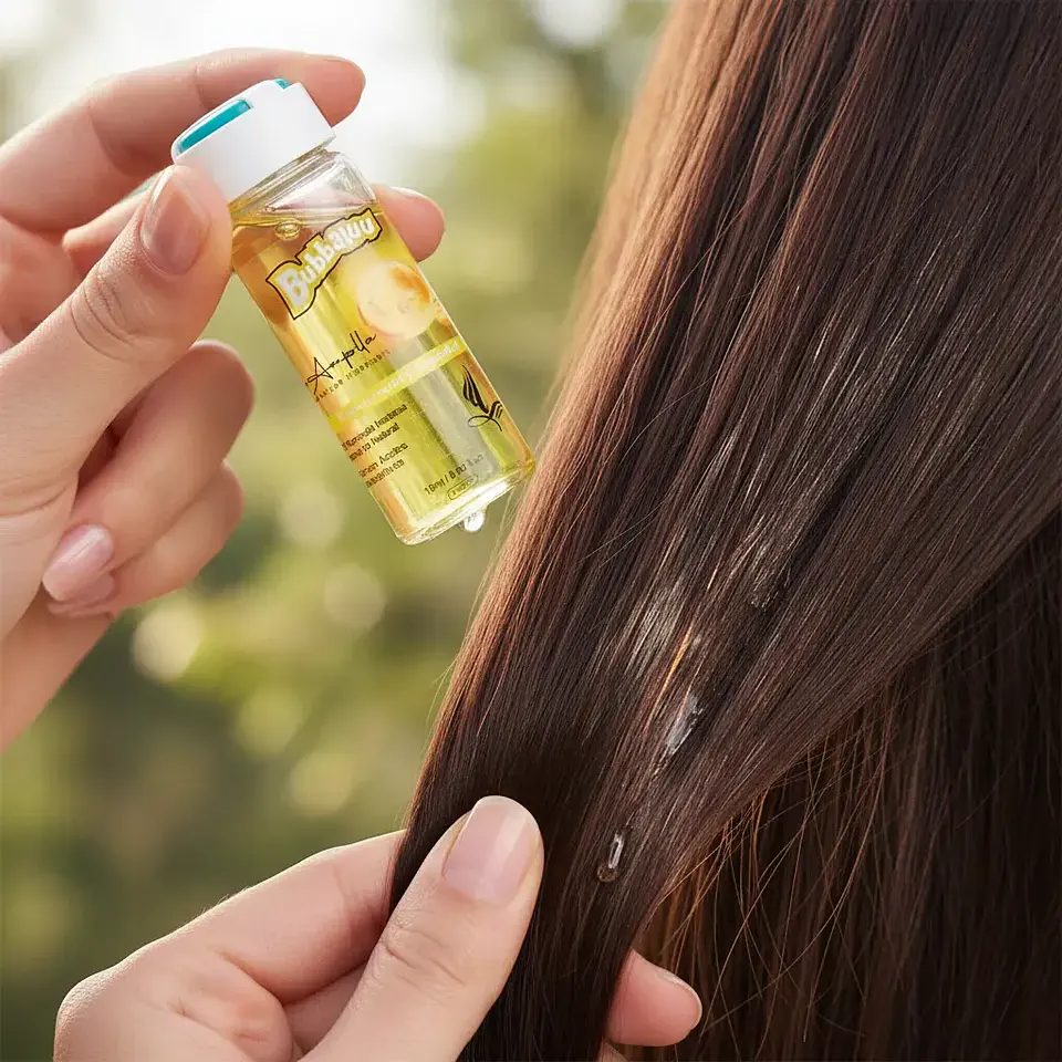 Ampolla Capilar Hidratante 15ml. (Restauración y Suavidad) Bubbaluu 8