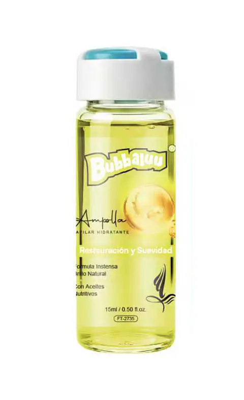 Ampolla Capilar Hidratante 15ml. (Restauración y Suavidad) Bubbaluu