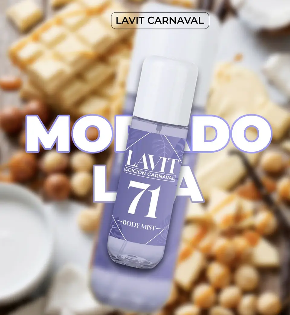 Body Mist Lavit Carnaval 71 , Inspirada en Cheirosa 71 Sol de Janeiro 3