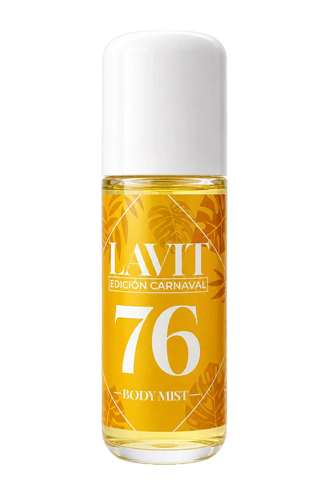 Body Mist Lavit Carnaval 76 , Inspirada en Cheirosa 76  Sol de Janeiro