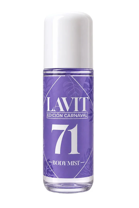 Body Mist Lavit Carnaval 71 , Inspirada en Cheirosa 71 Sol de Janeiro