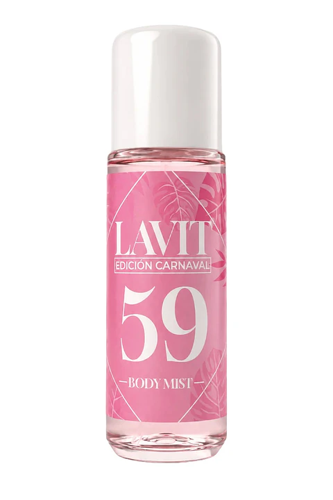 Body Mist Lavit Carnaval 59 , Inspirada en Cheirosa 59 Sol de Janeiro