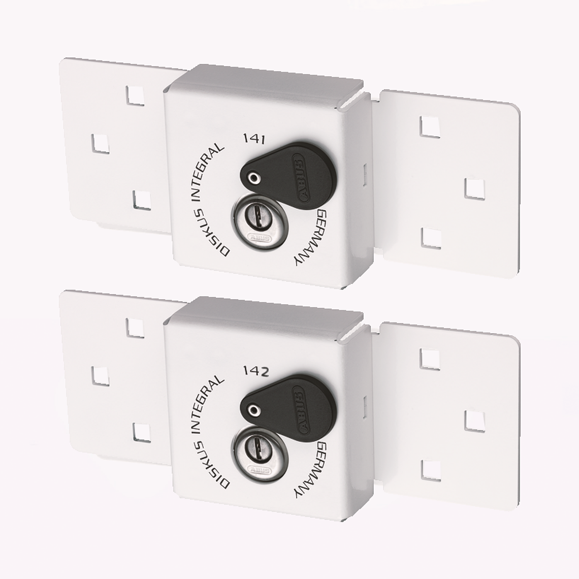 Pack Cerradura Vanlock Abus DI142 Twins 2 puertas 3