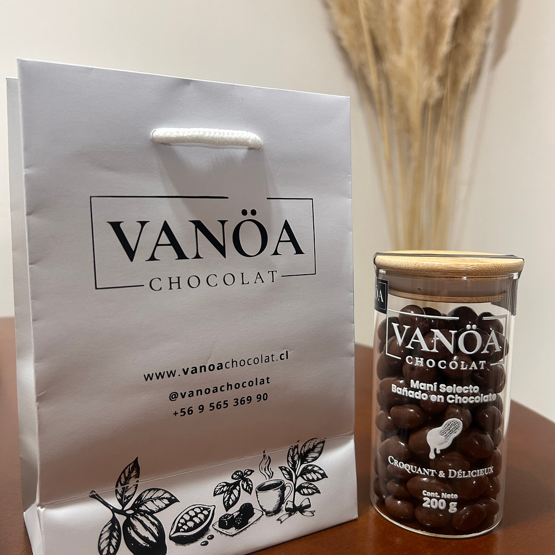 Maní bañado en chocolate leche 200 g 1