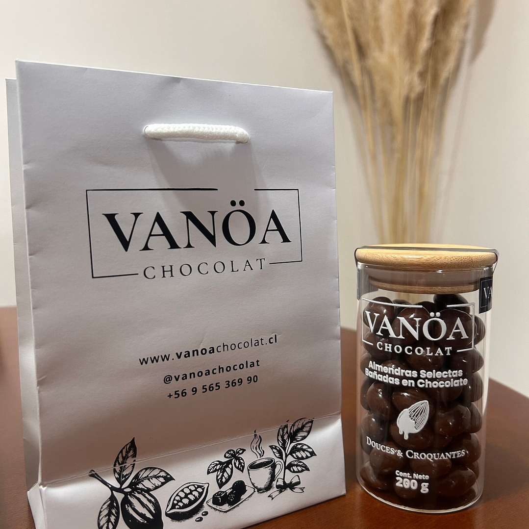 Almendras en chocolate leche 200 g 1