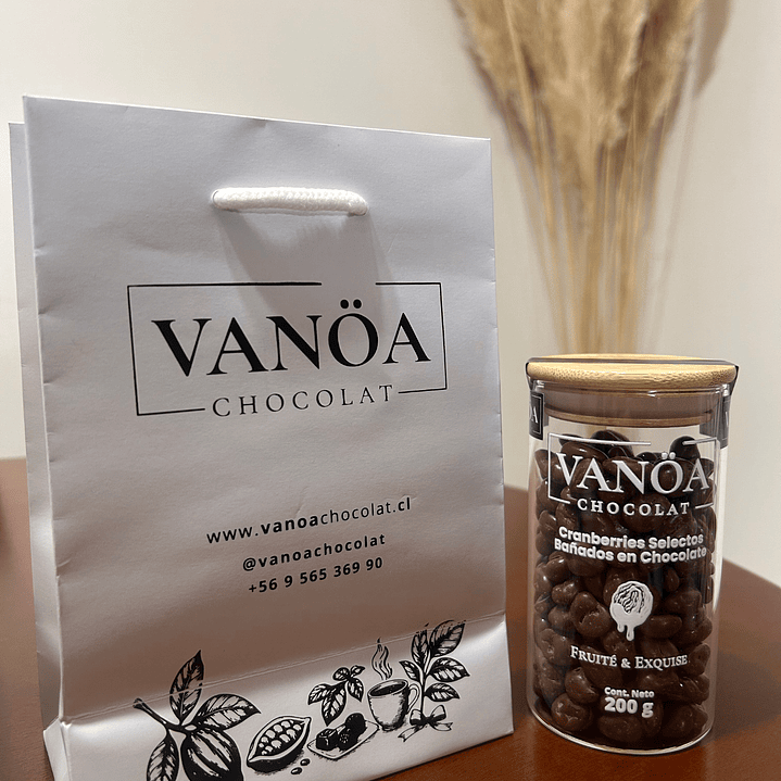 Cranberries en chocolate leche 200 g 1