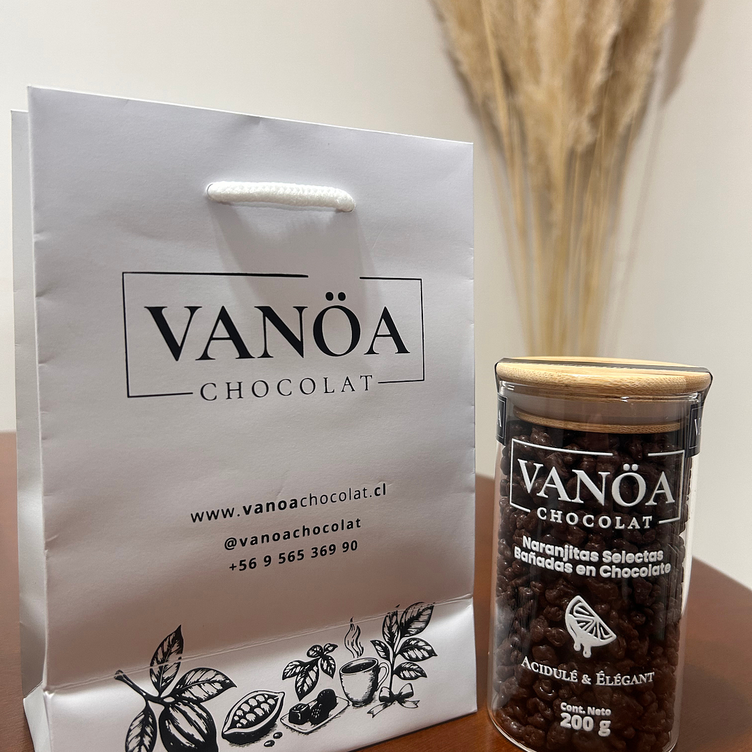 Naranjitas bañadas en chocolate bitter 200 g 1