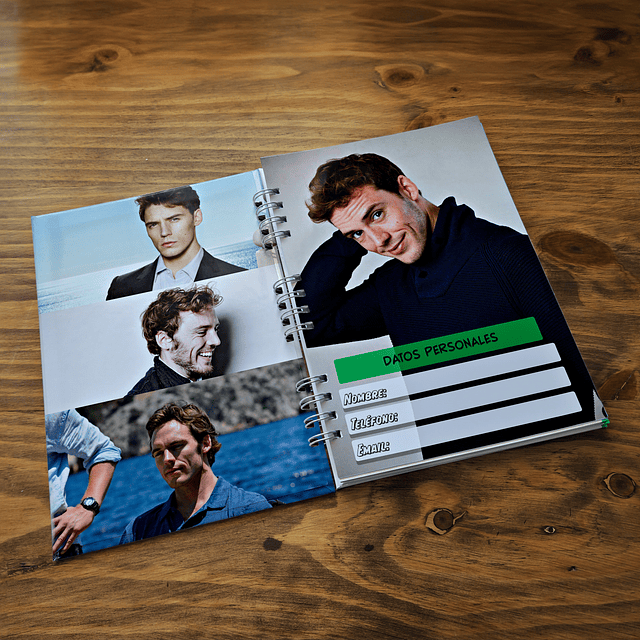 Cuaderno de Sam Claflin