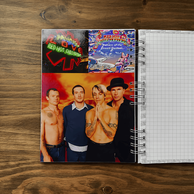 Cuaderno de Red Hot Chili Peppers