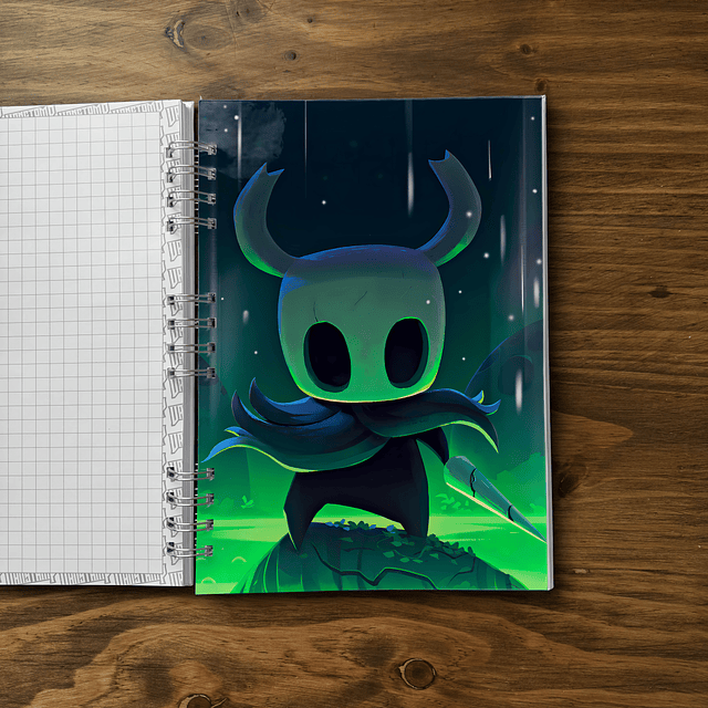 Cuaderno de Hollow Knight 