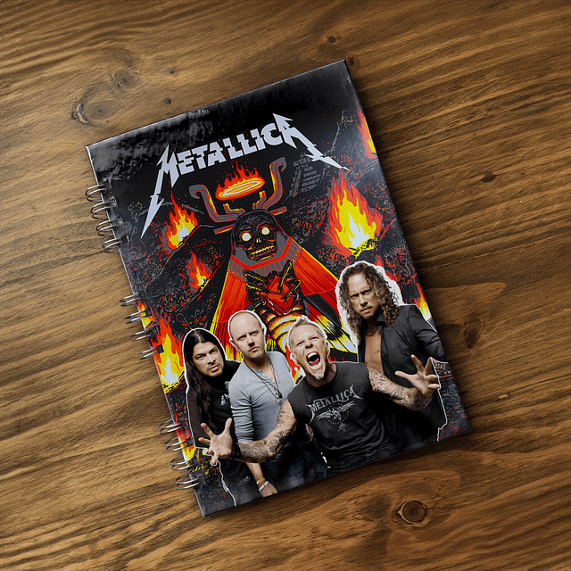 Cuaderno de Metallica